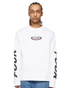 Heren longsleeve wit