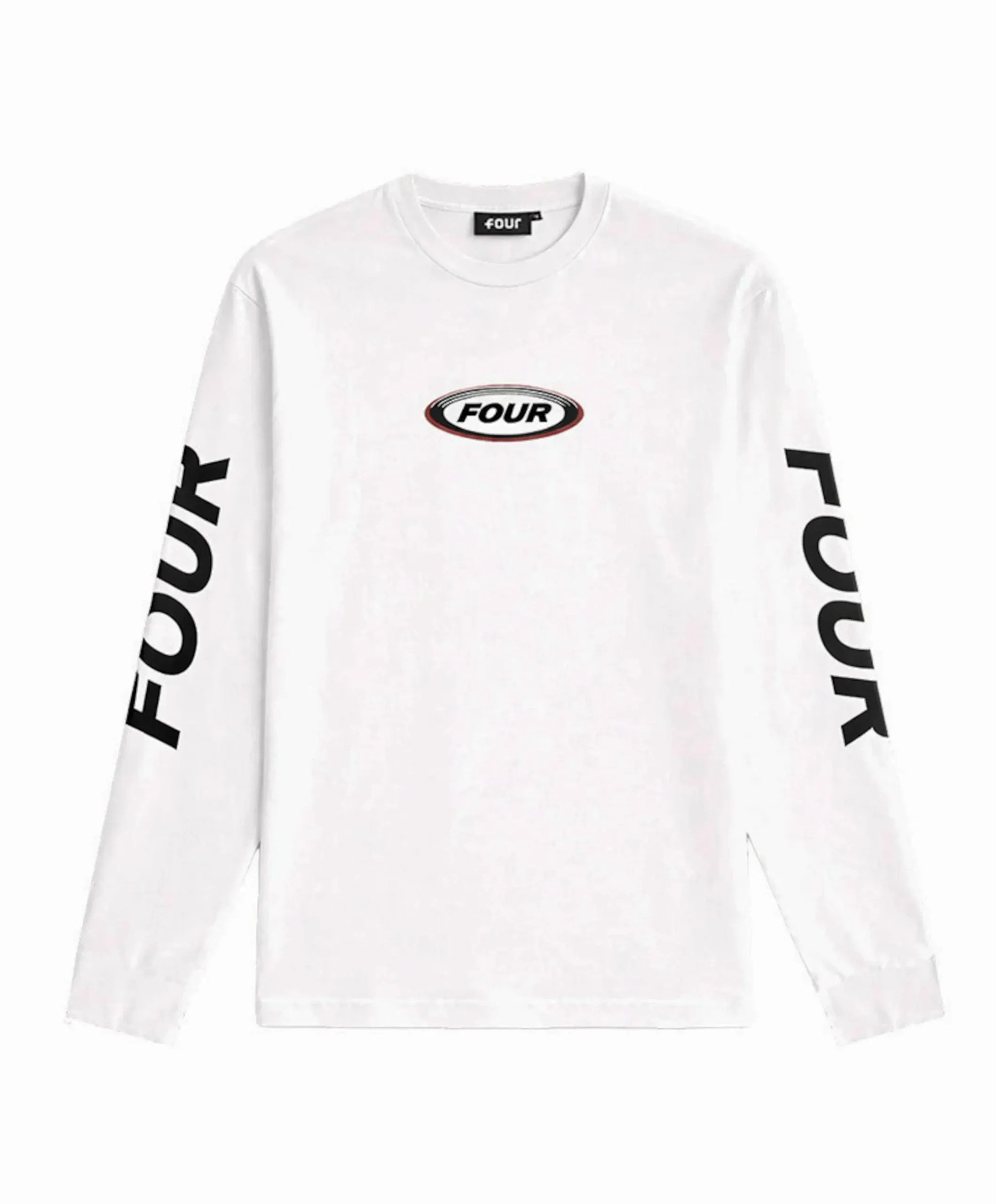 Heren longsleeve wit