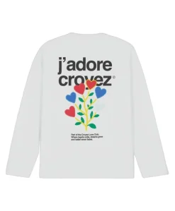 Heren longsleeve wit
