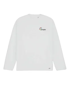 Heren longsleeve wit
