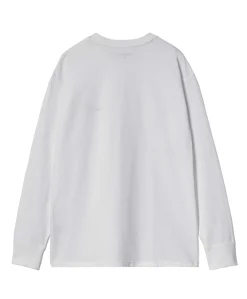 Heren longsleeve wit