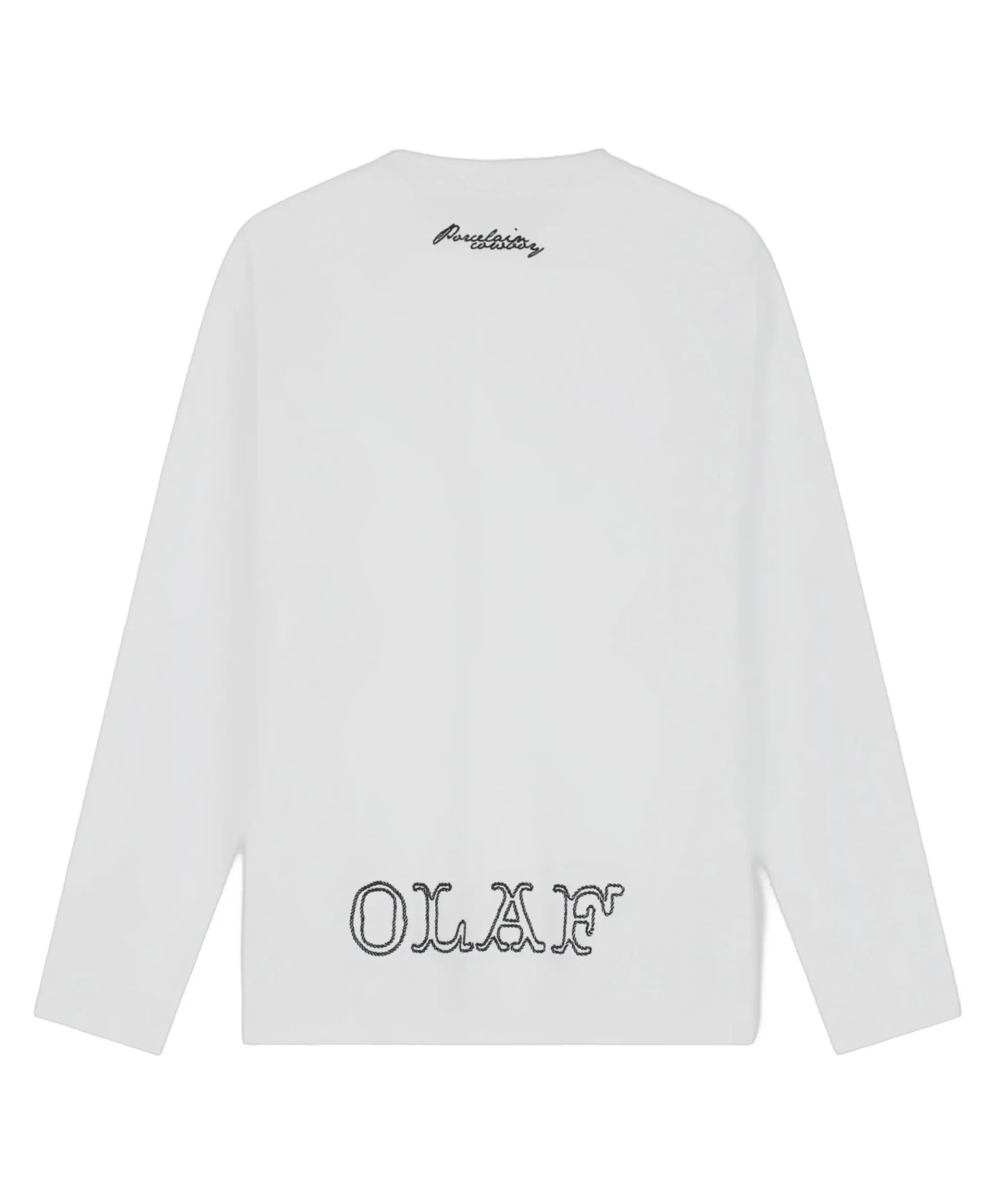 Heren longsleeve wit
