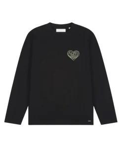 Heren longsleeve zwart