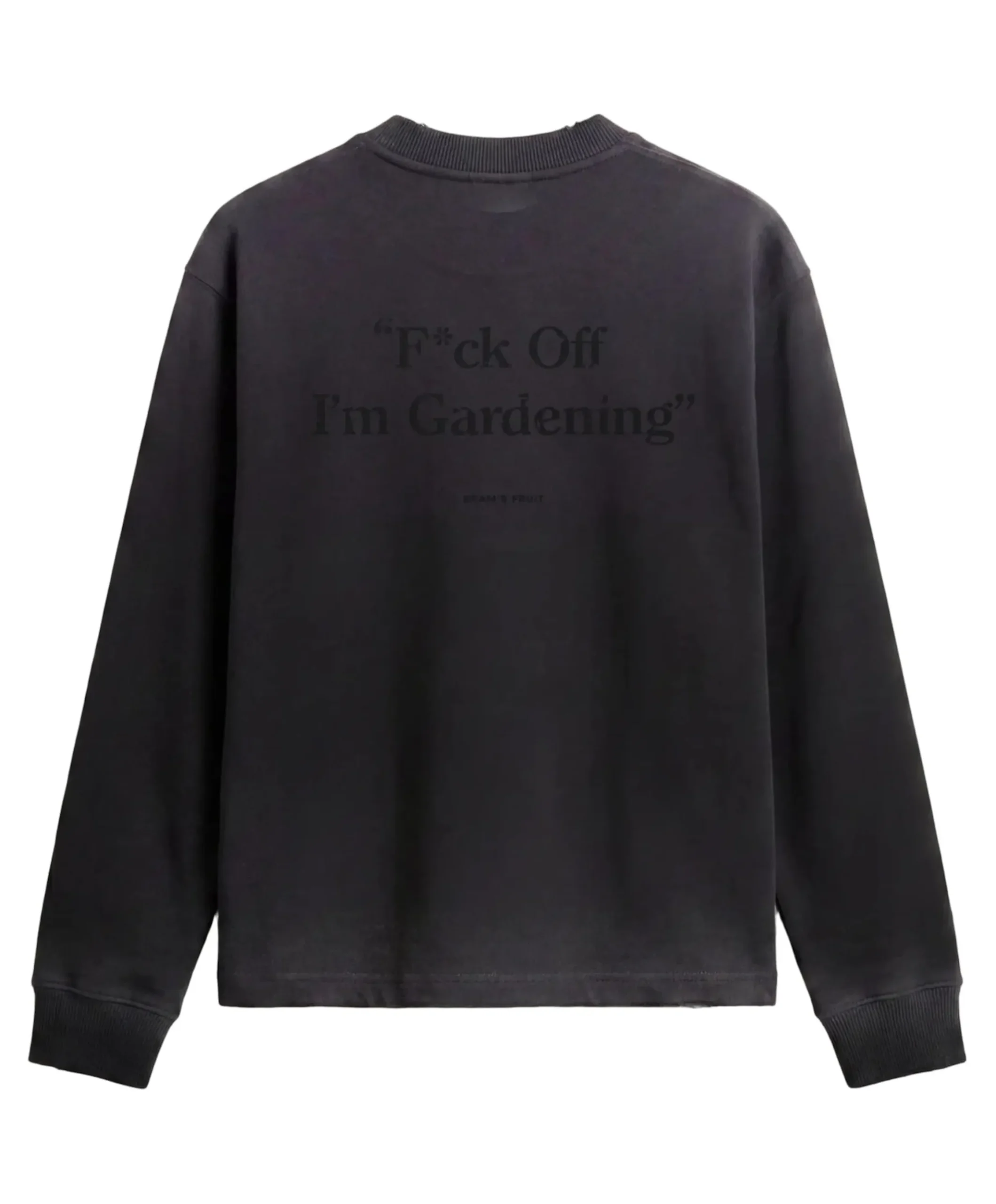 Heren longsleeve zwart