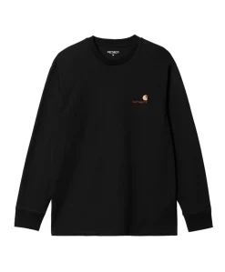 Heren longsleeve zwart