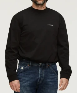 Heren longsleeve zwart