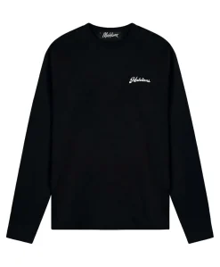 Heren longsleeve zwart