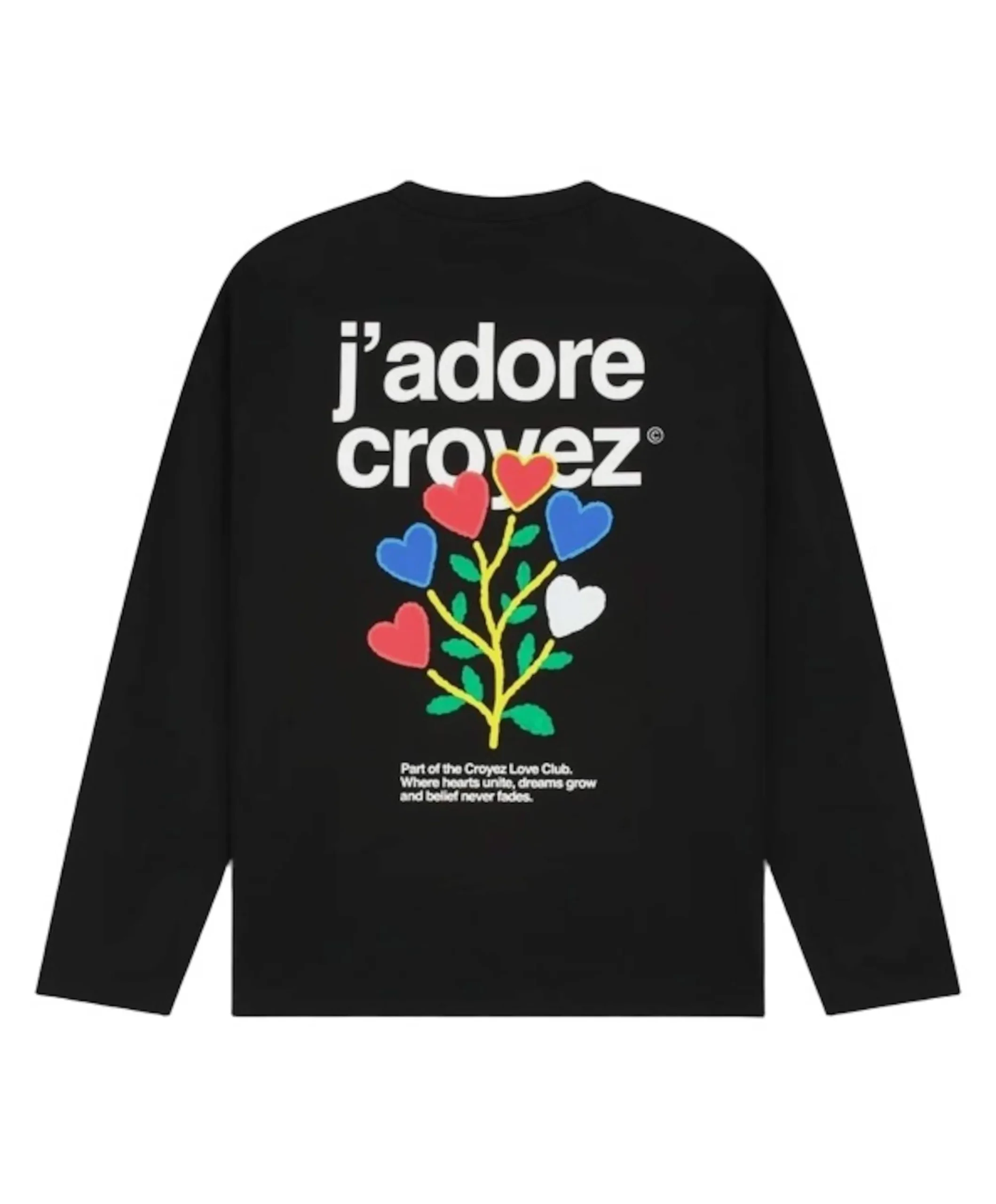 Heren longsleeve zwart