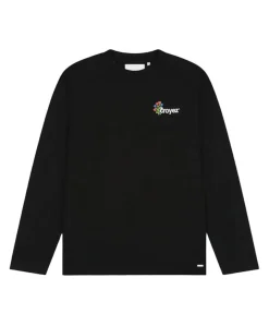 Heren longsleeve zwart