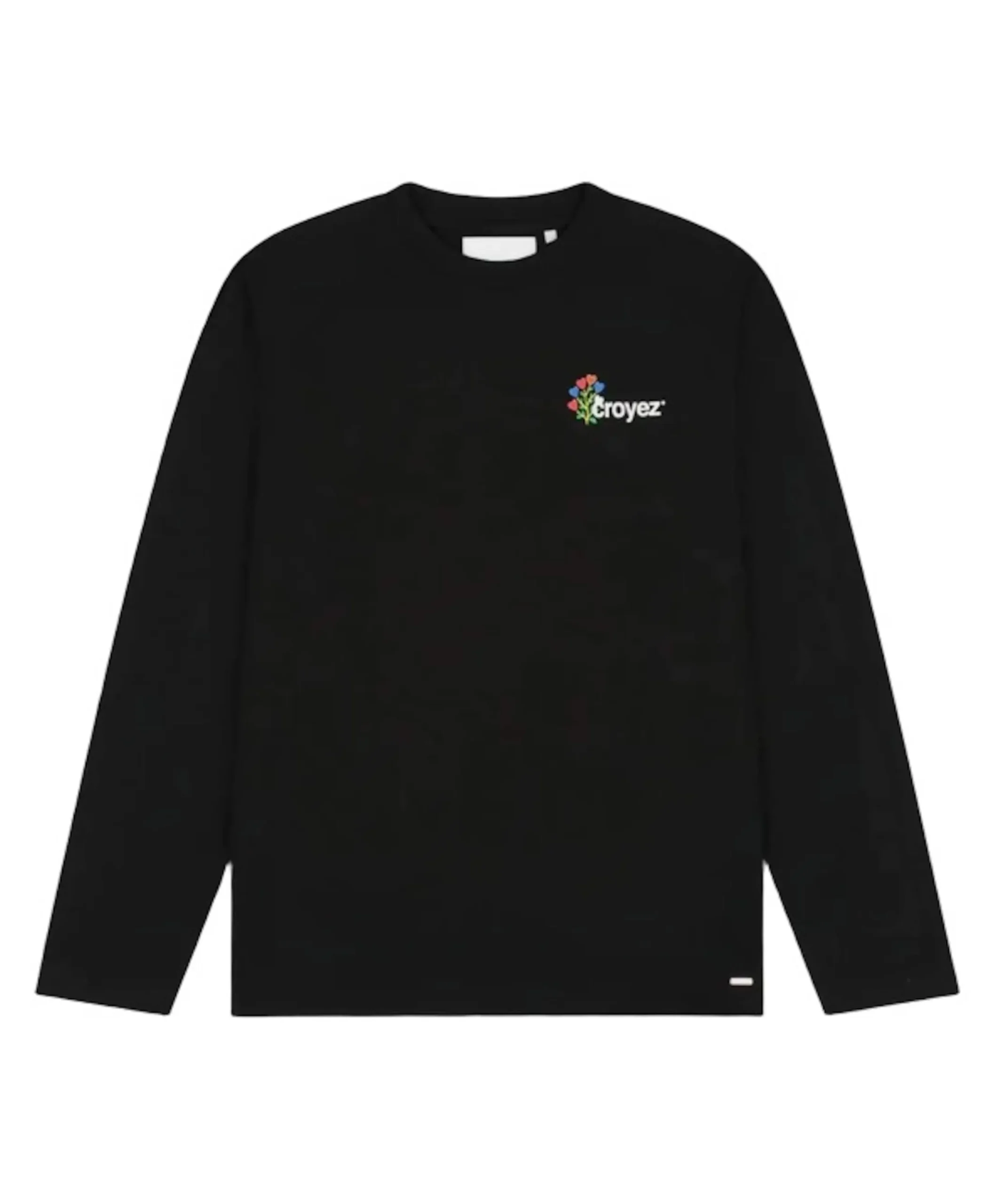 Heren longsleeve zwart