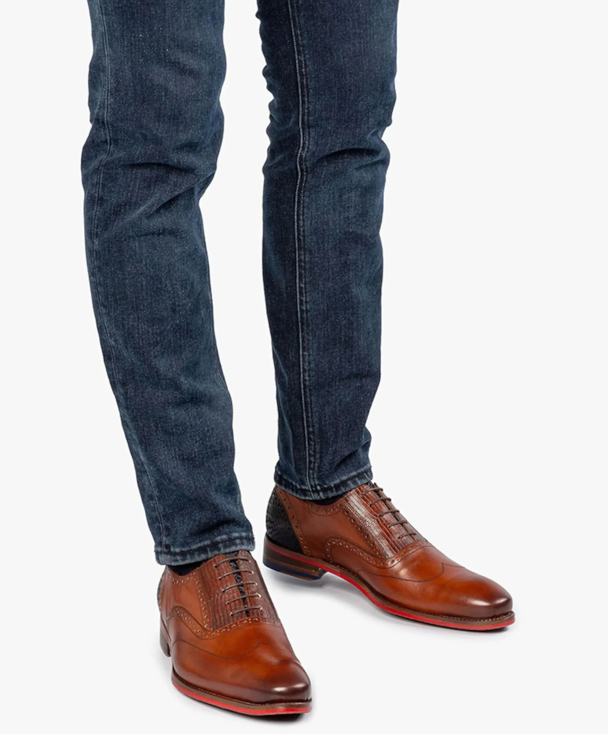 HEREN MOLIERE RZ veterschoenen bruin