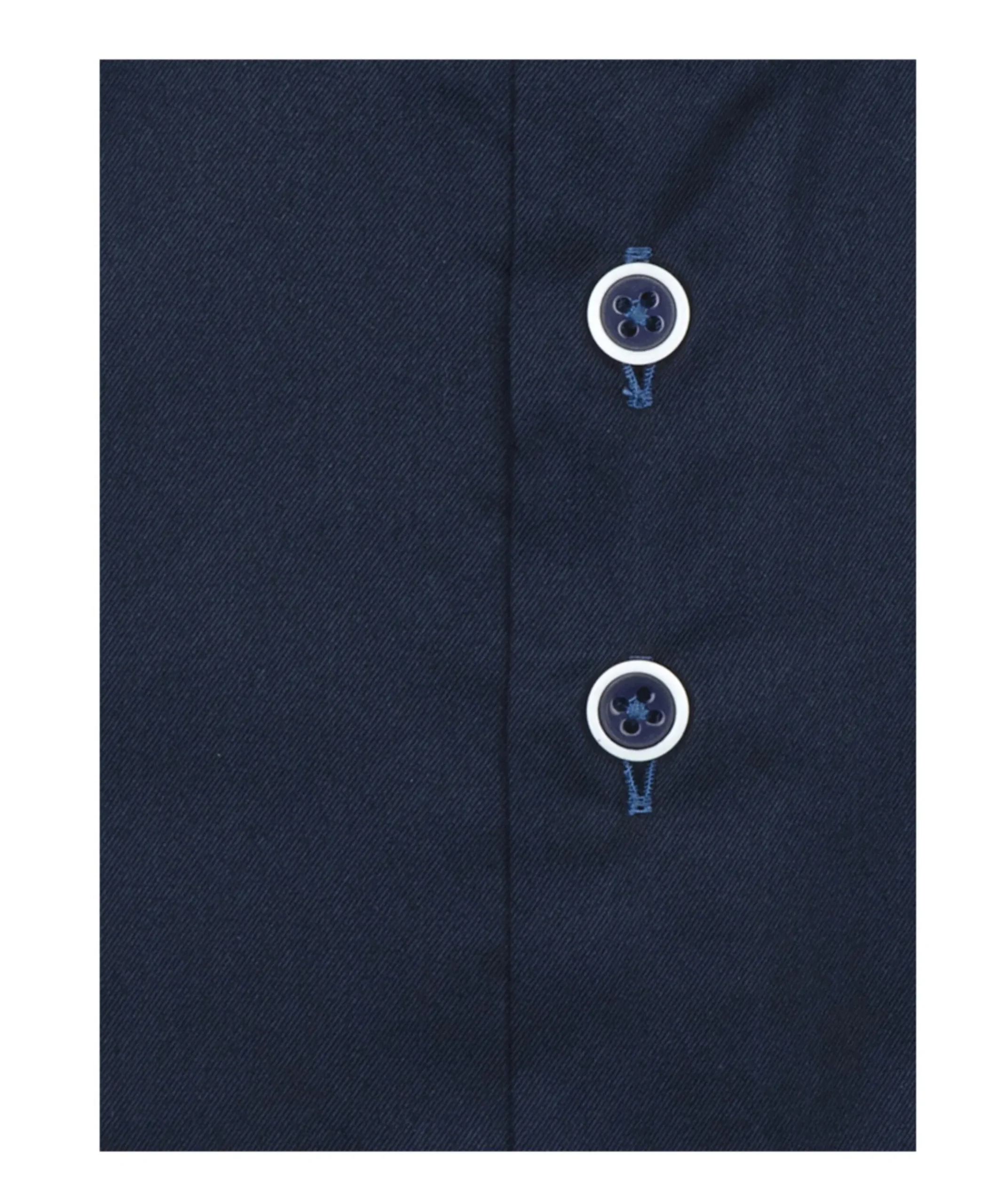 Heren overhemd extra lange mouw blauw