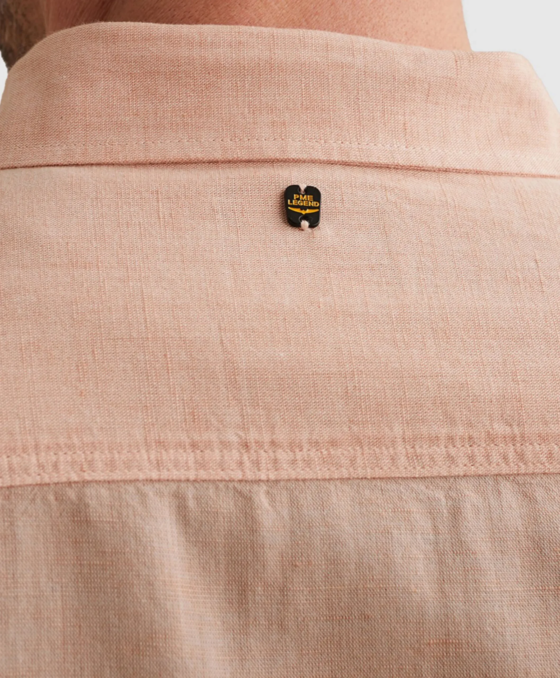 Heren overhemd korte mouw roze