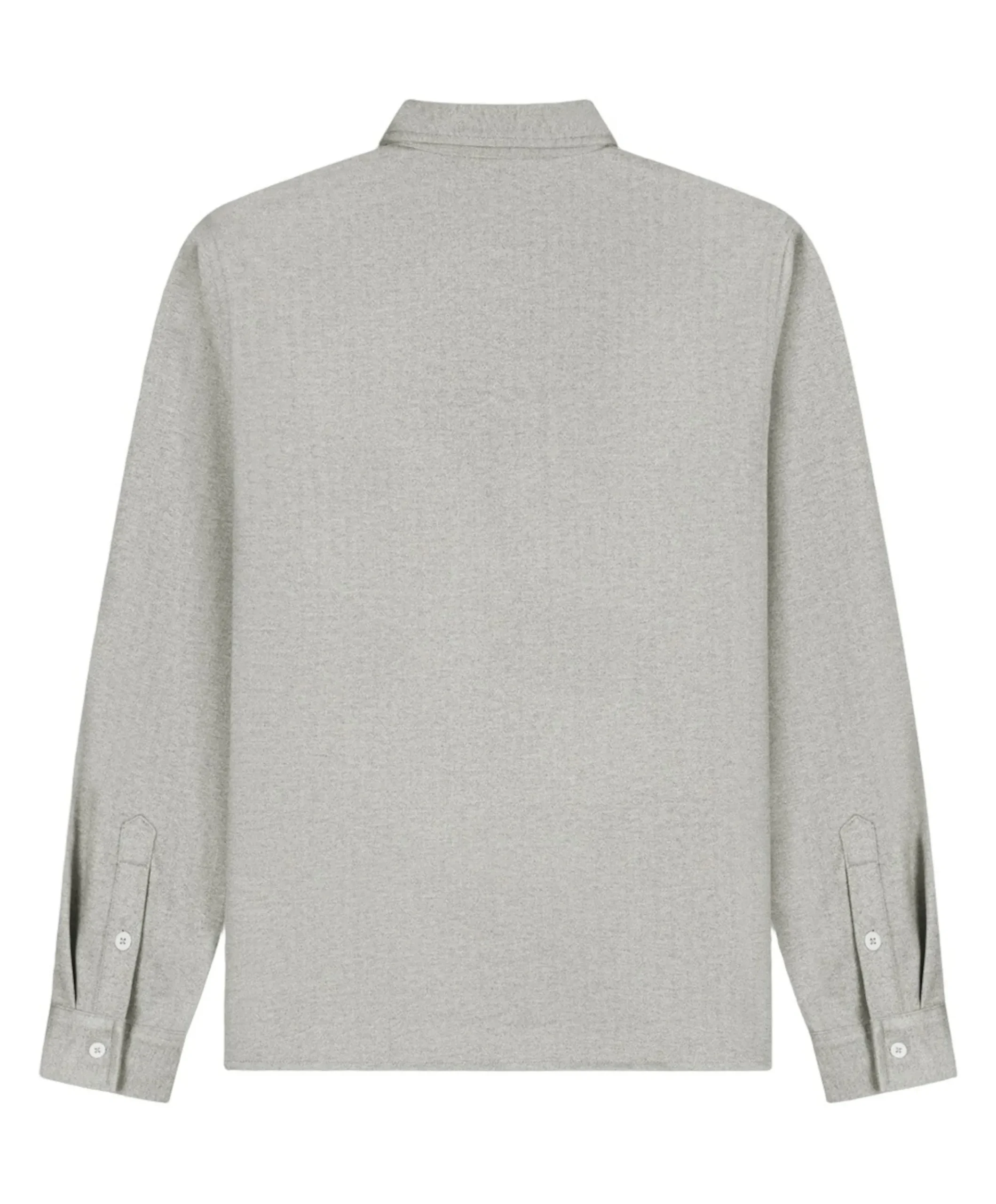 Heren overhemd lange mouw beige