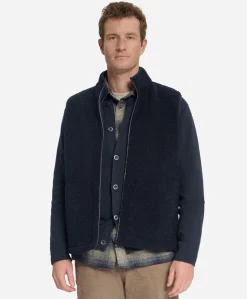 Heren overhemd lange mouw blauw
