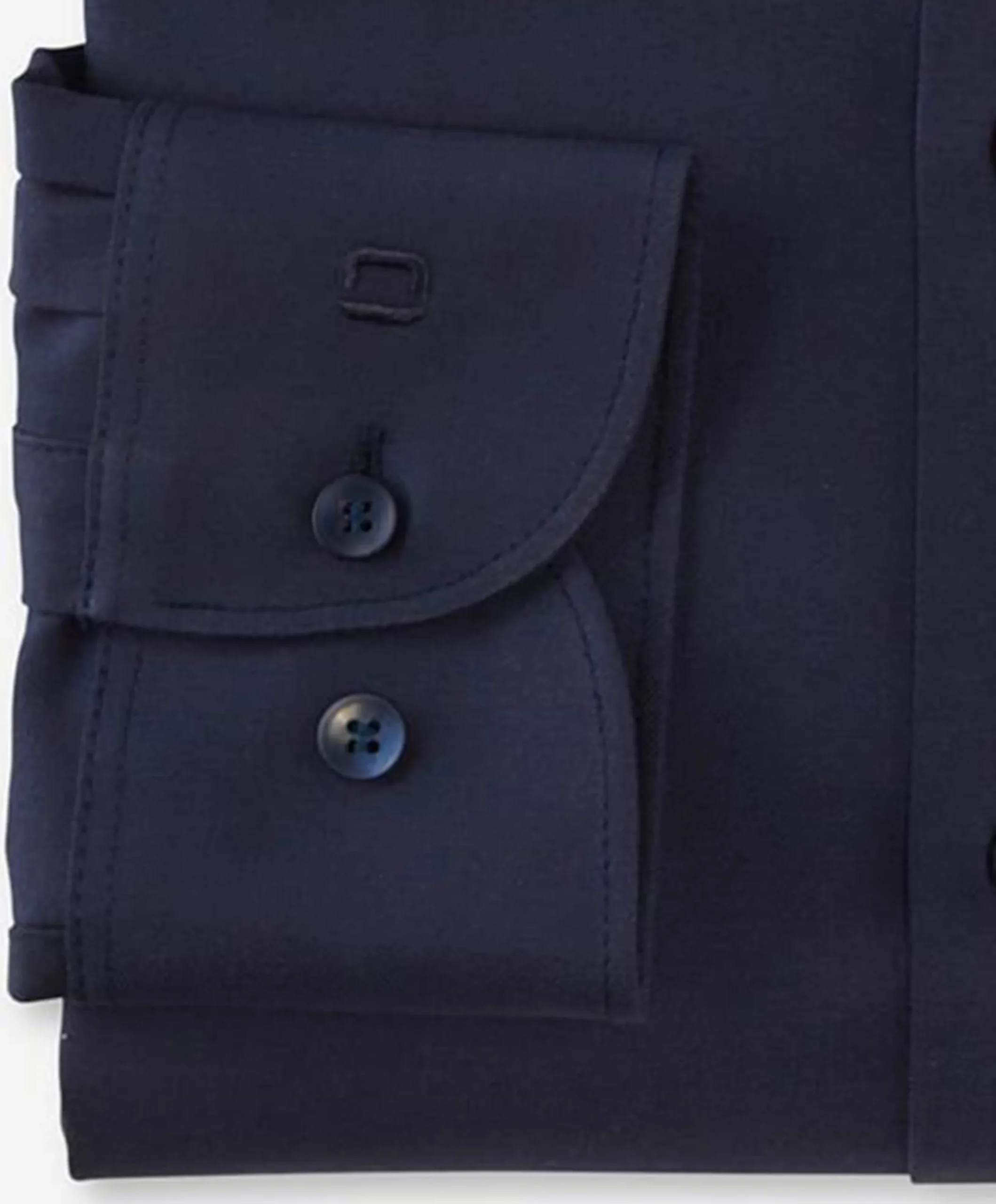 Heren overhemd lange mouw blauw