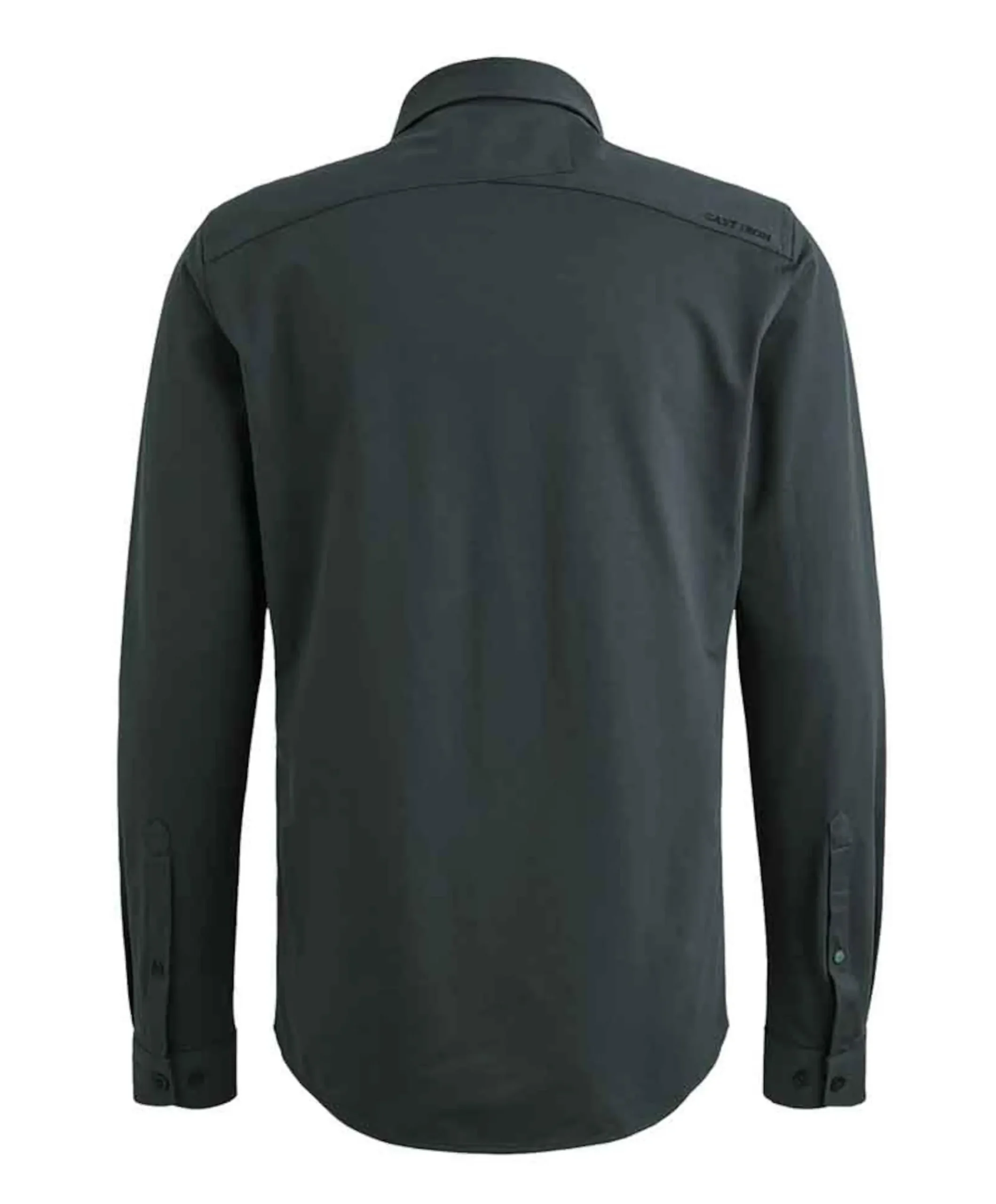 Heren overhemd lange mouw blauw
