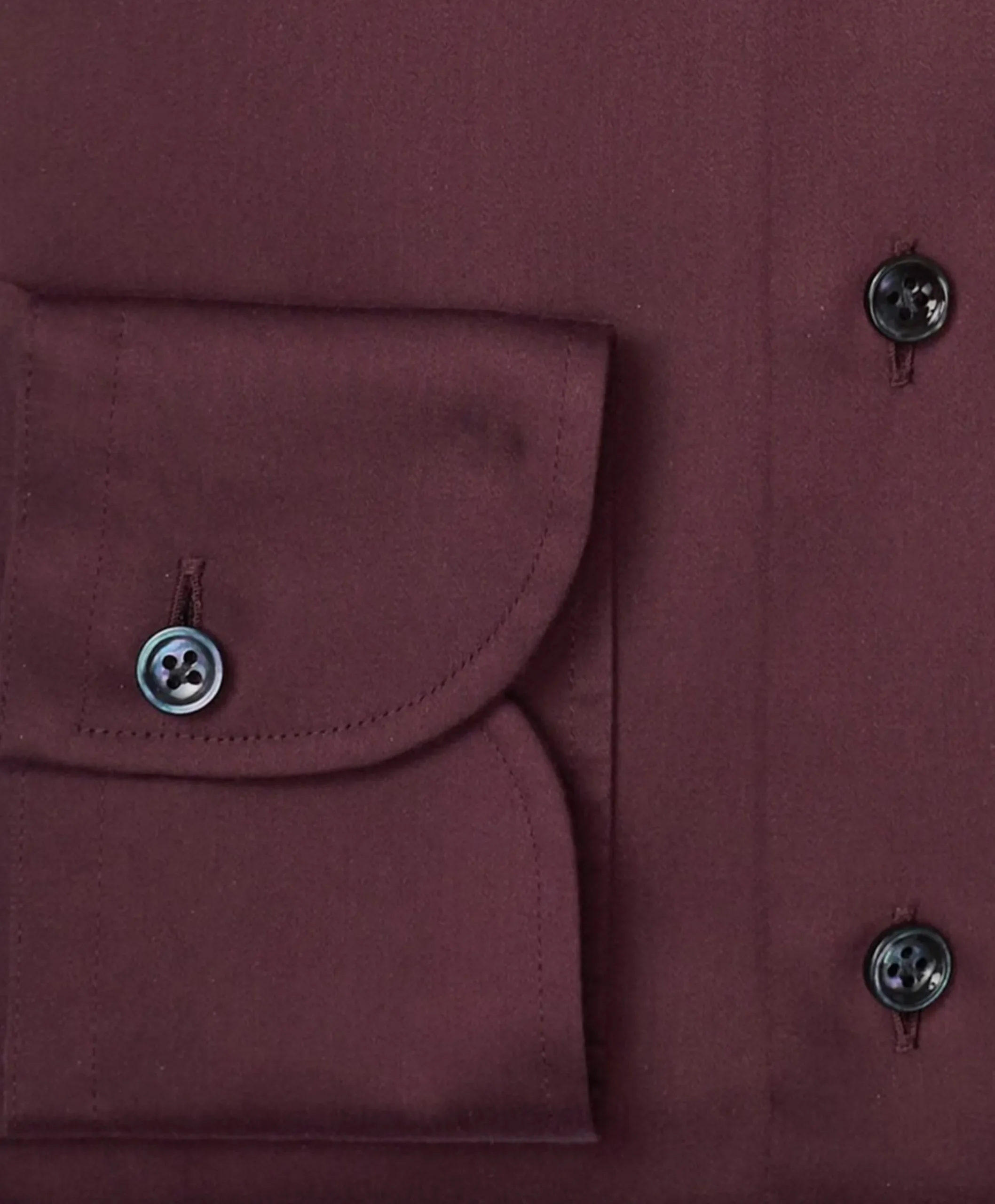 Heren overhemd lange mouw bordeaux
