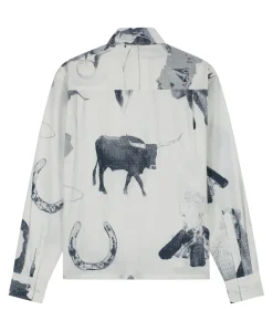 Heren overhemd lange mouw multicolor