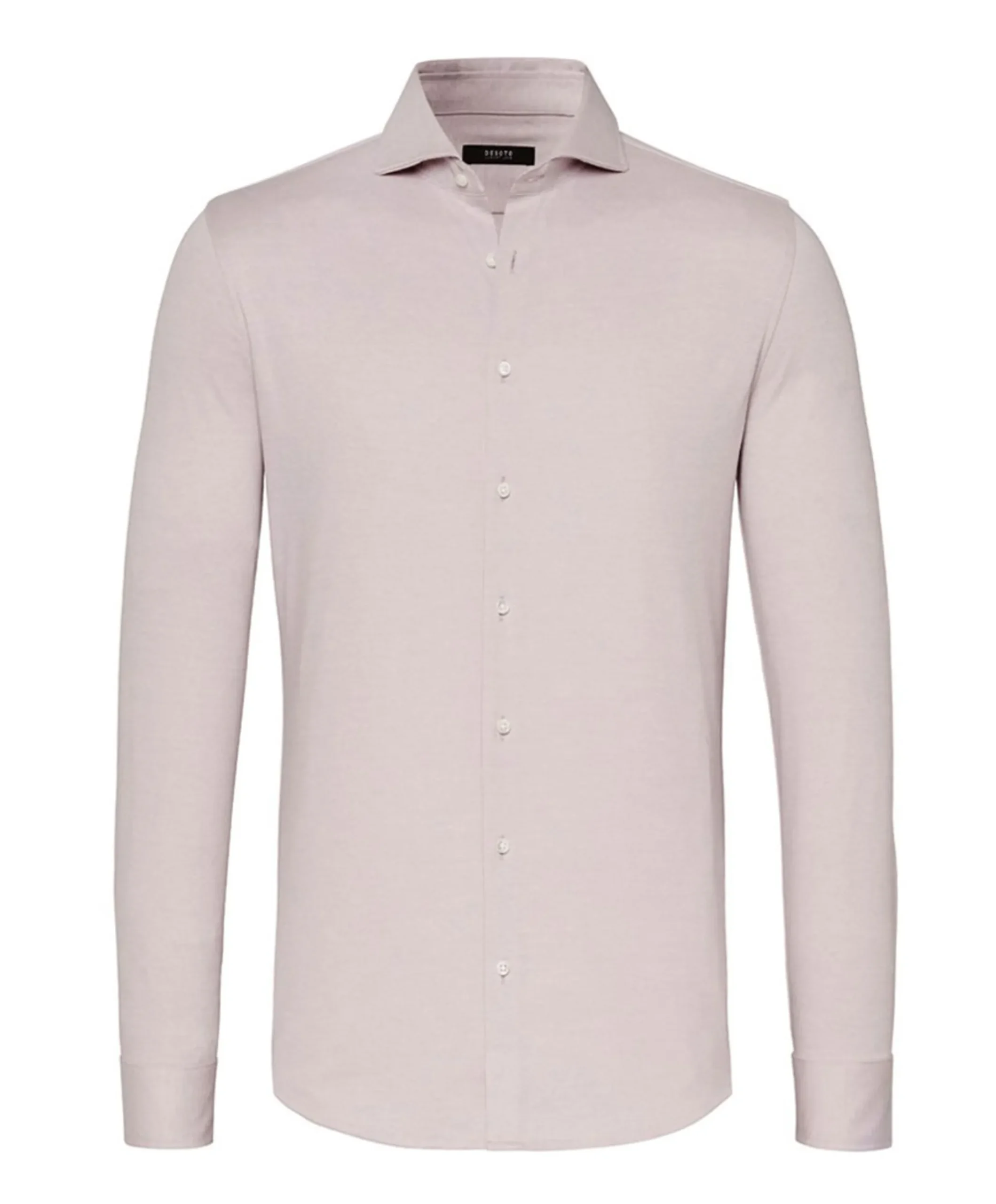 Heren overhemd lange mouw roze