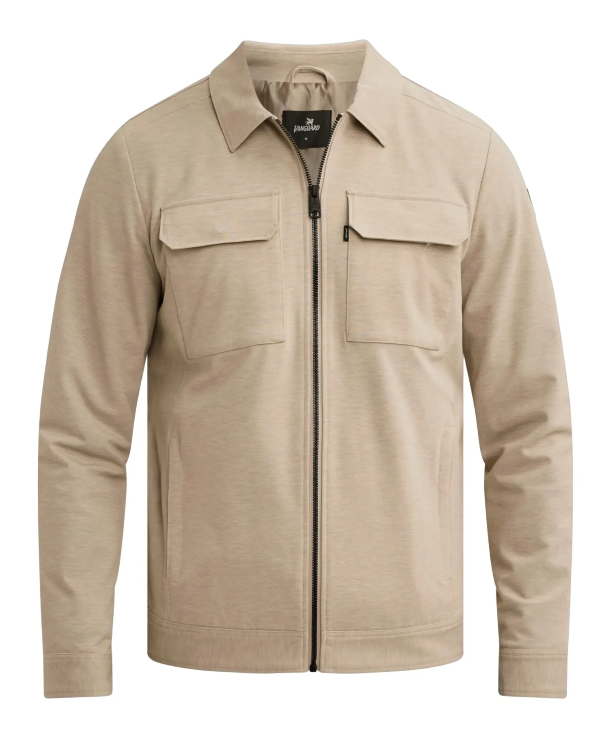 Heren overshirt beige