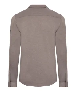 Heren overshirt beige