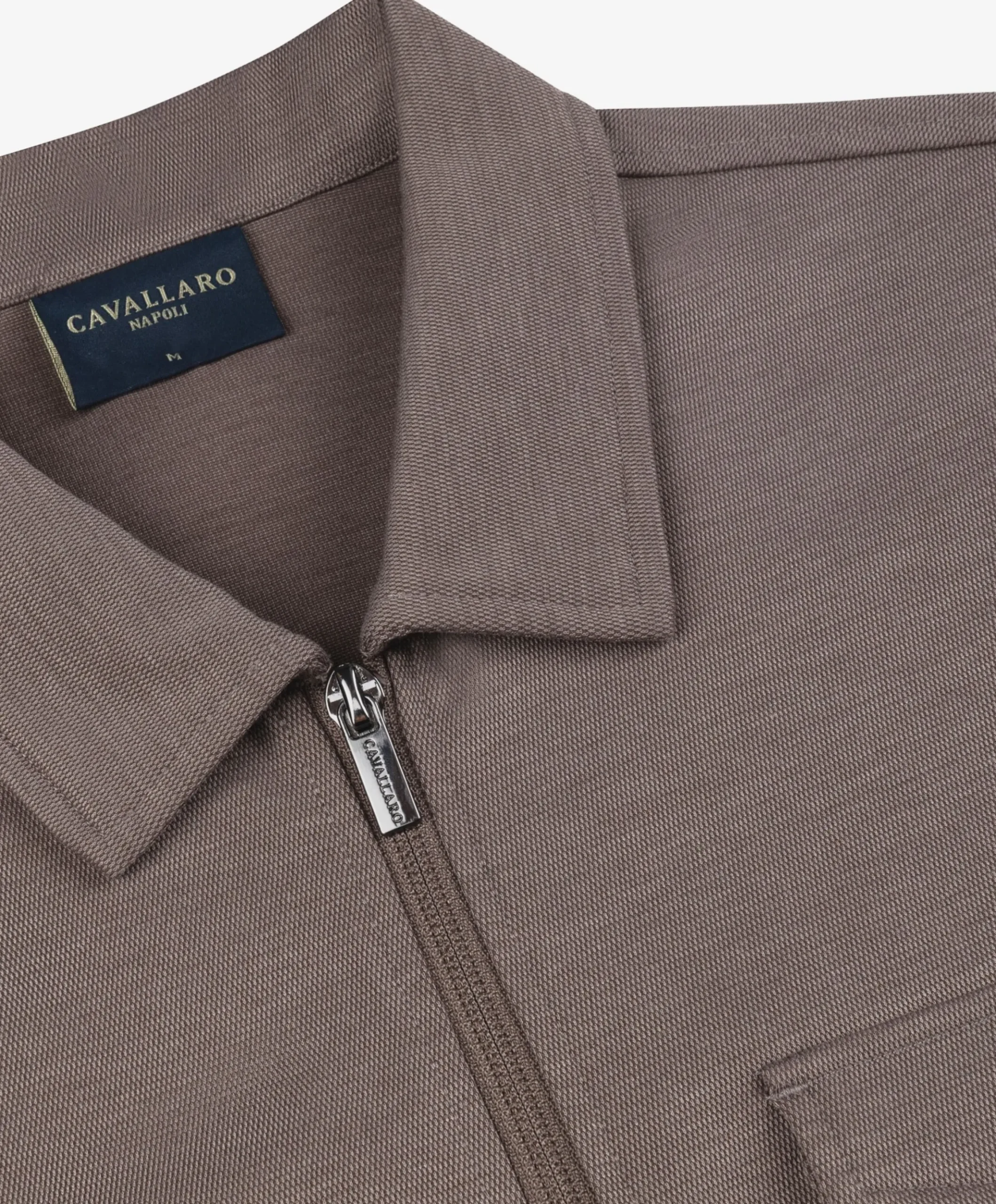 Heren overshirt beige