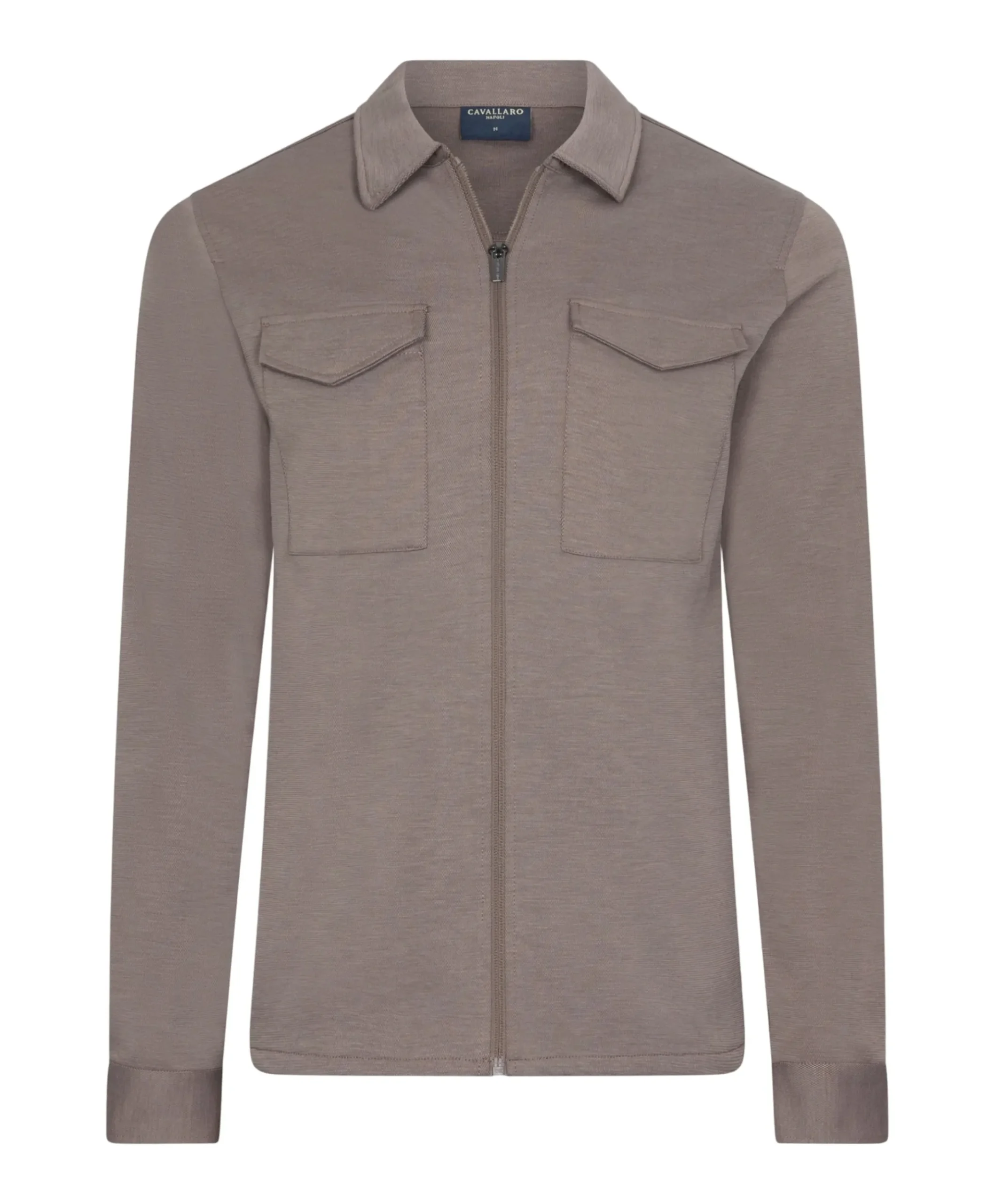 Heren overshirt beige