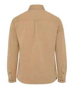 Heren overshirt beige