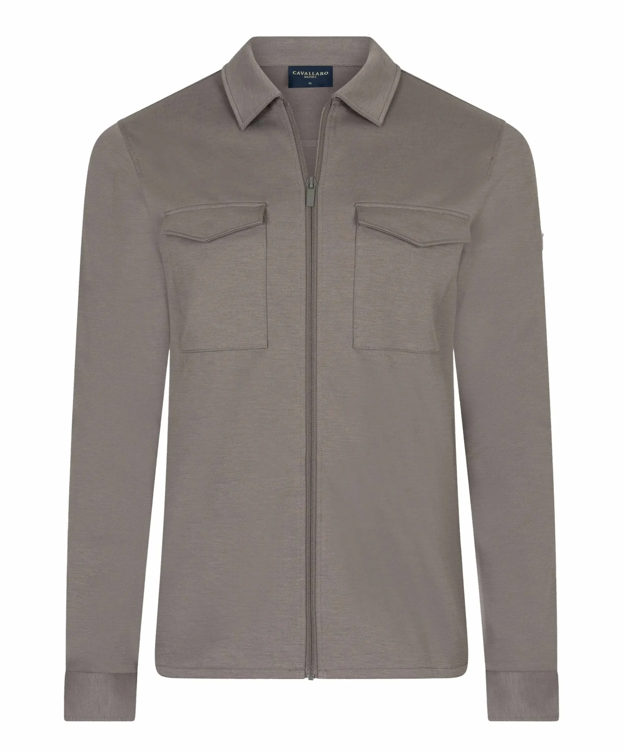Heren overshirt beige
