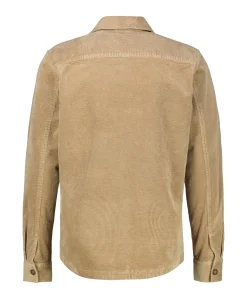 Heren overshirt beige