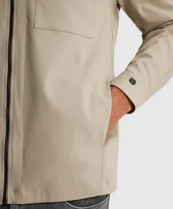 Heren overshirt beige
