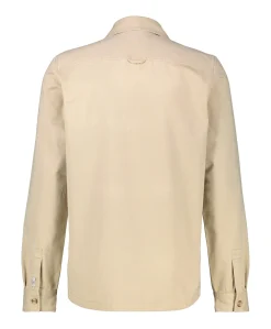 Heren overshirt beige