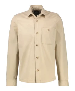 Heren overshirt beige