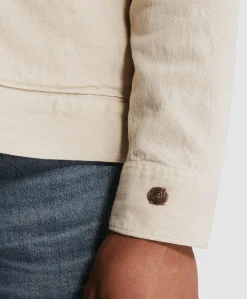 Heren overshirt beige