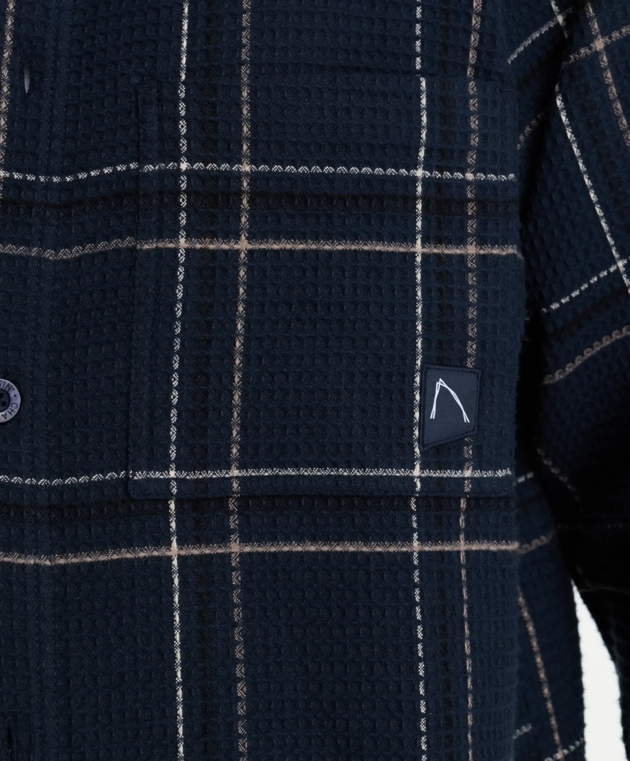 Heren overshirt blauw