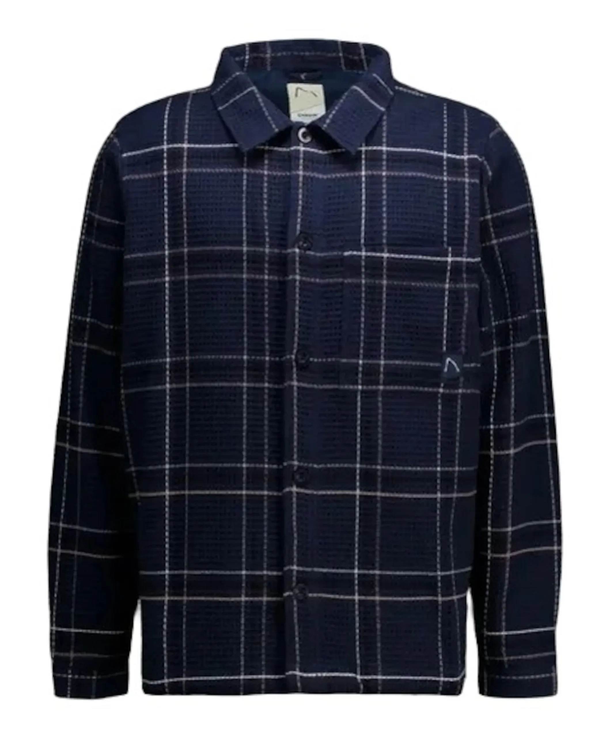 Heren overshirt blauw