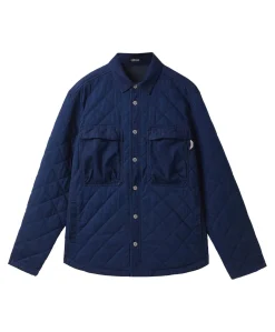Heren overshirt blauw