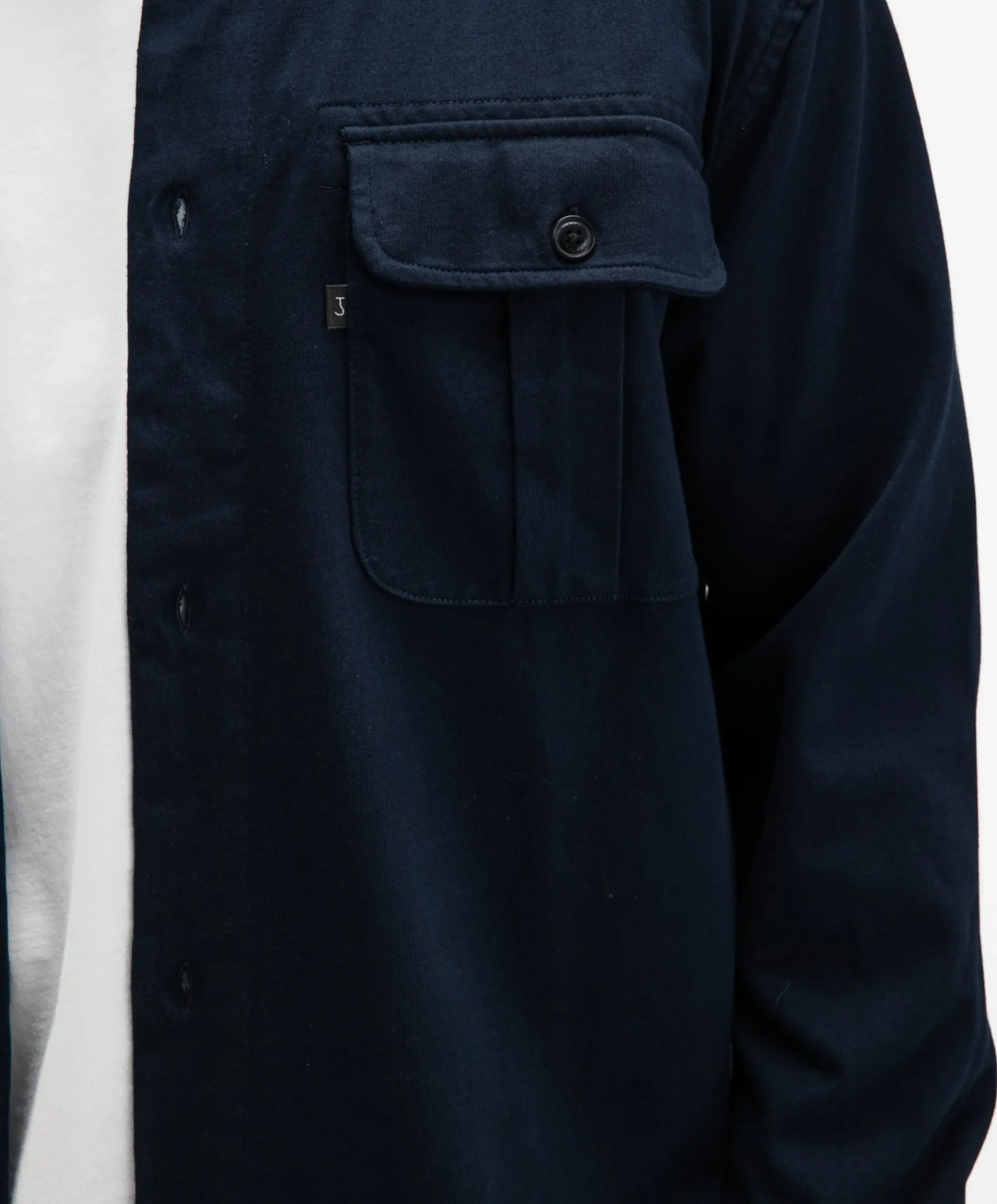 Heren overshirt blauw