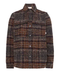Heren overshirt blauw