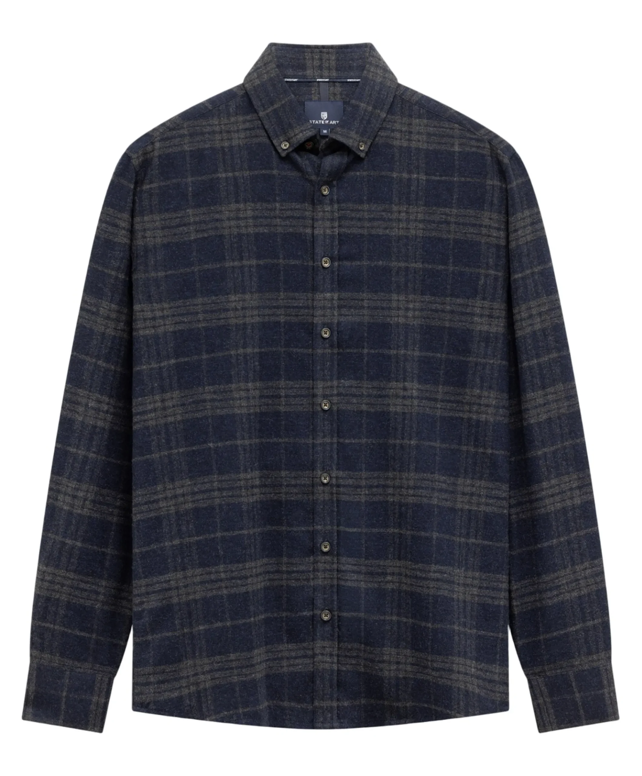 Heren overshirt blauw