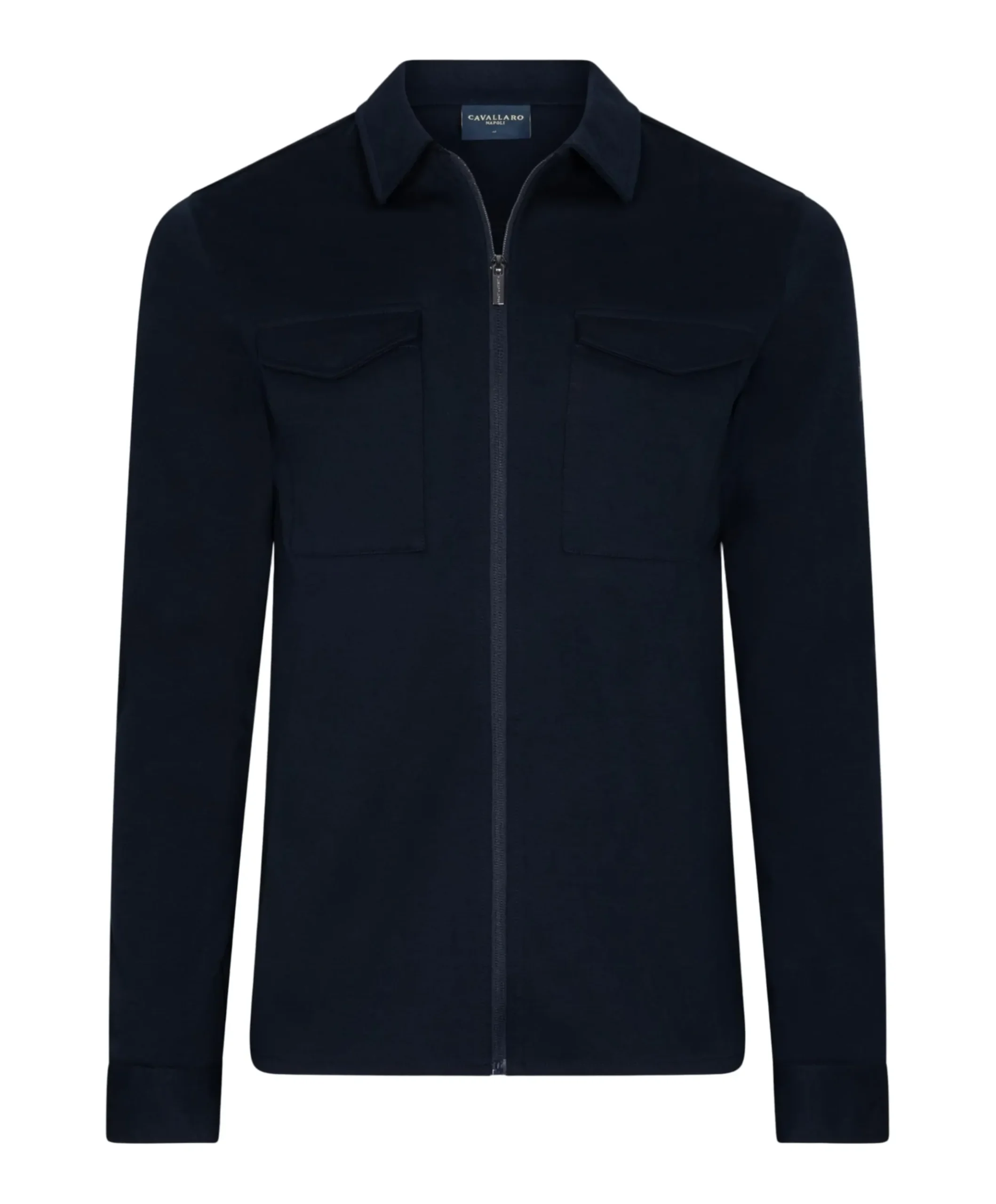 Heren overshirt blauw