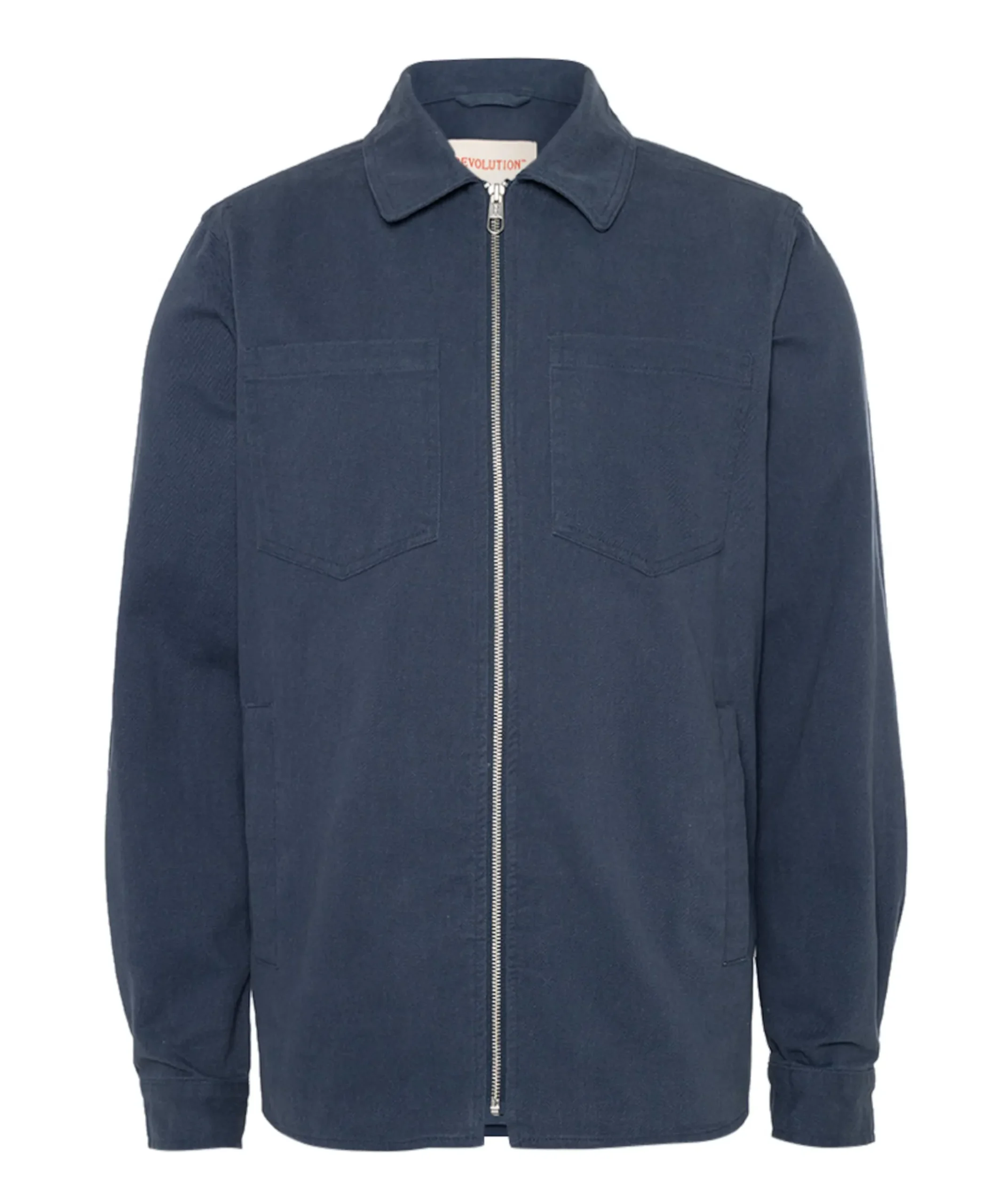 Heren overshirt blauw