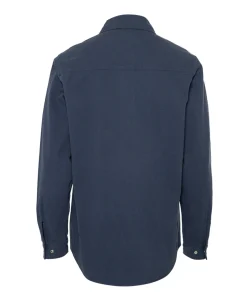 Heren overshirt blauw