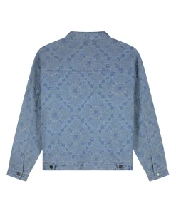 Heren overshirt blauw