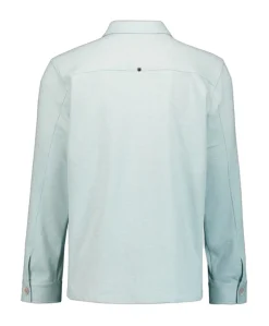 Heren overshirt blauw