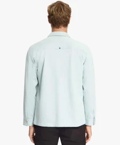 Heren overshirt blauw