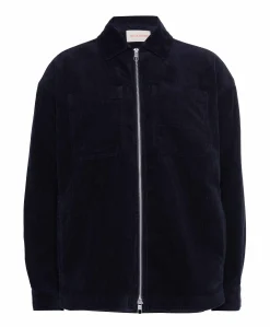 Heren overshirt blauw
