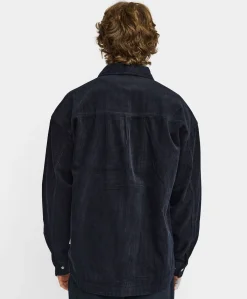 Heren overshirt blauw