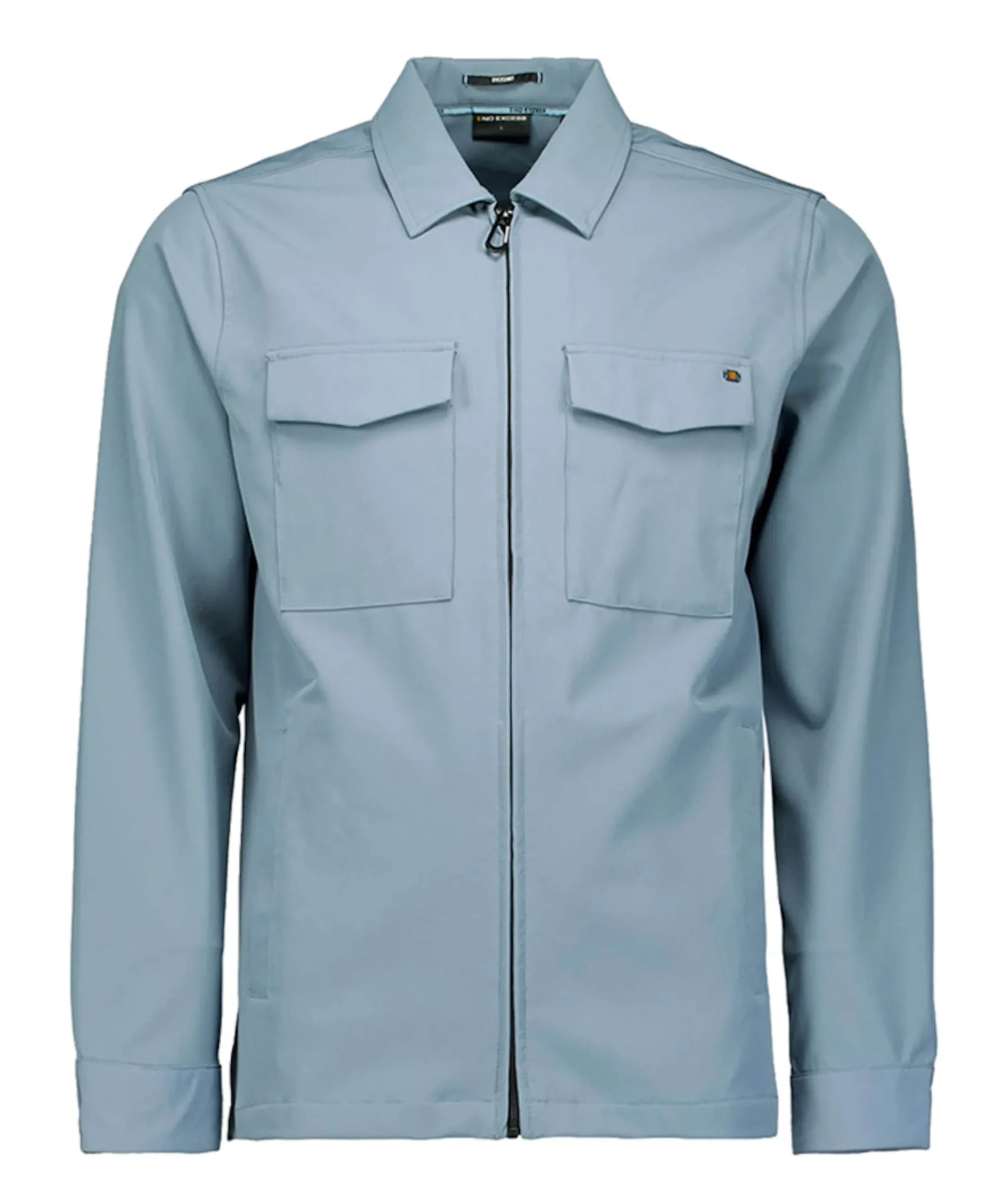Heren overshirt blauw
